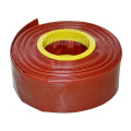 Tuyau / tuyau plats de PVC d&#39;irrigation à l&#39;eau de grand diamètre rouge foncé